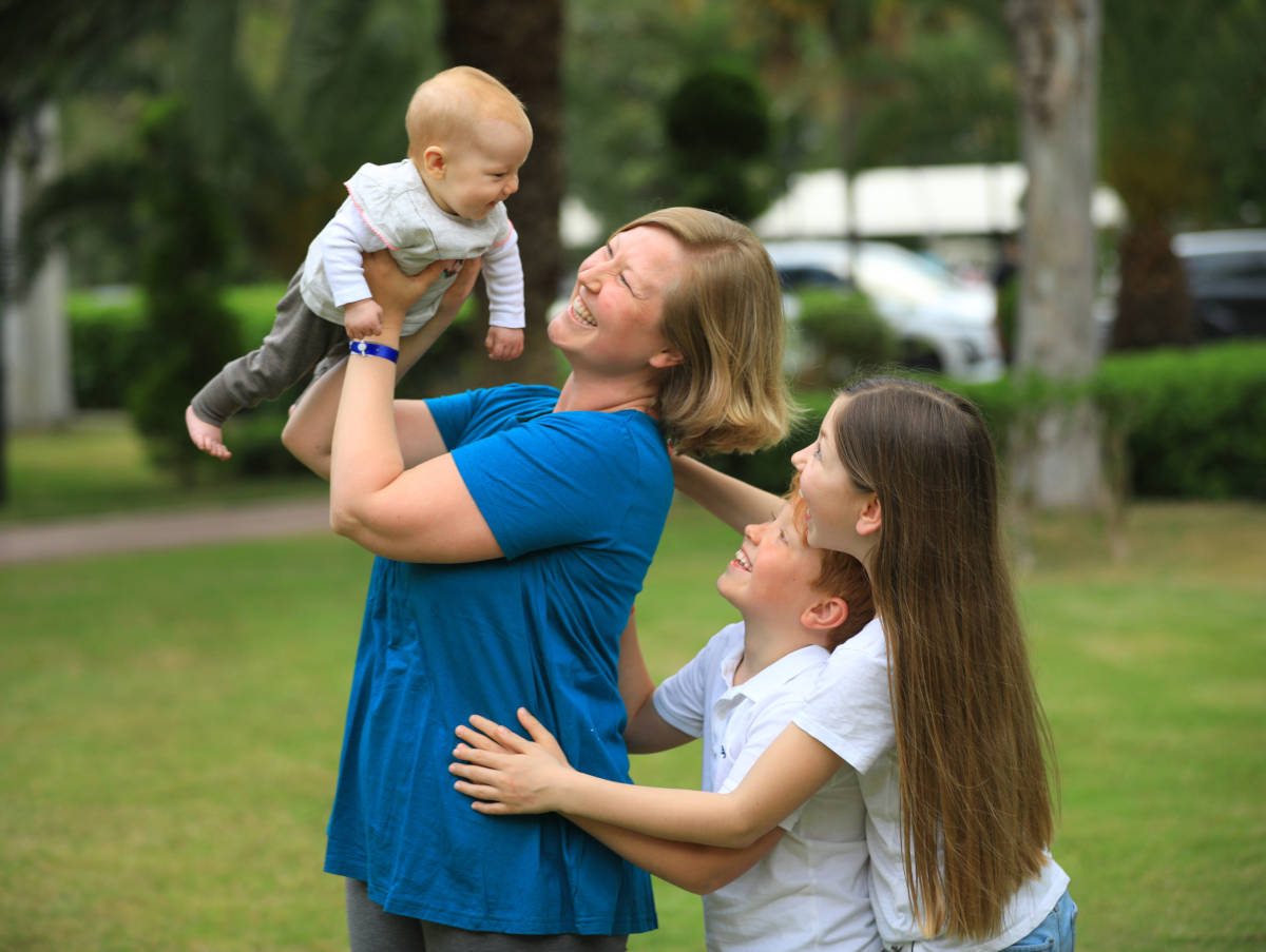 Zu dritt – unsere Familie