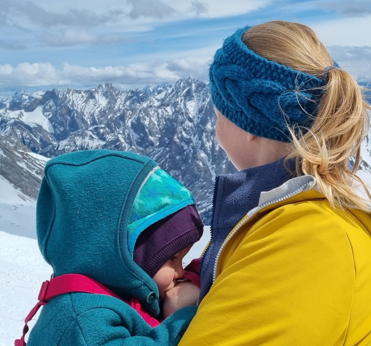 Stillen auf der Zugspitze