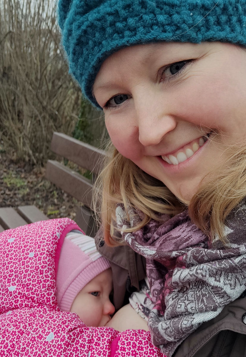 Stillen im Park